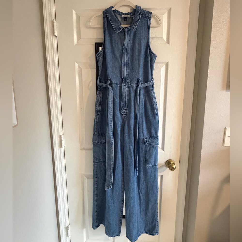 Universal Thread Blue Denim Jumpsuit